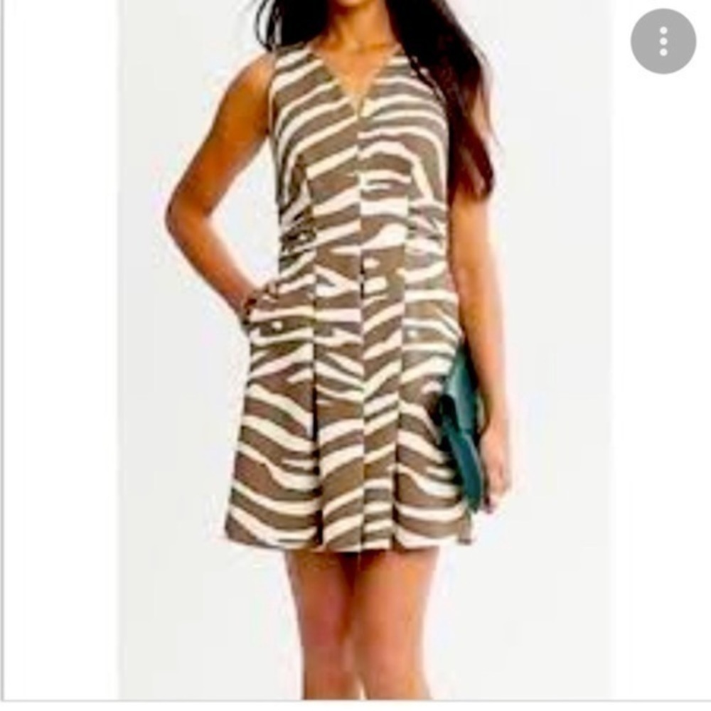 Banana Republic size 10 dress zebra print dress formal wear work attire size 10